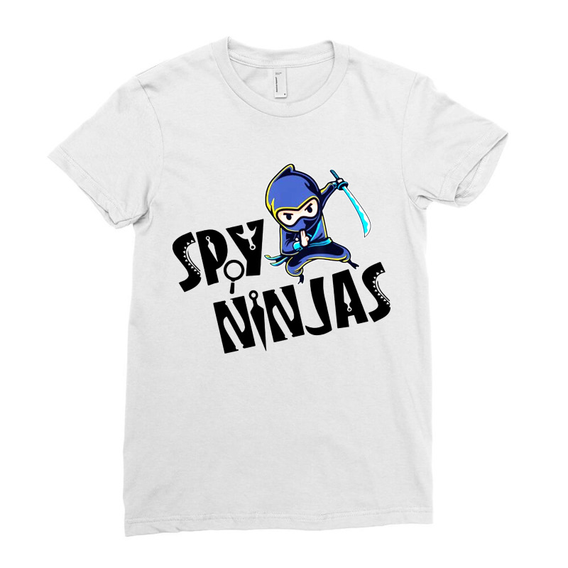 Spy Gaming Ninjas Gamer Funny Ladies Fitted T-Shirt by liqualyfu | Artistshot