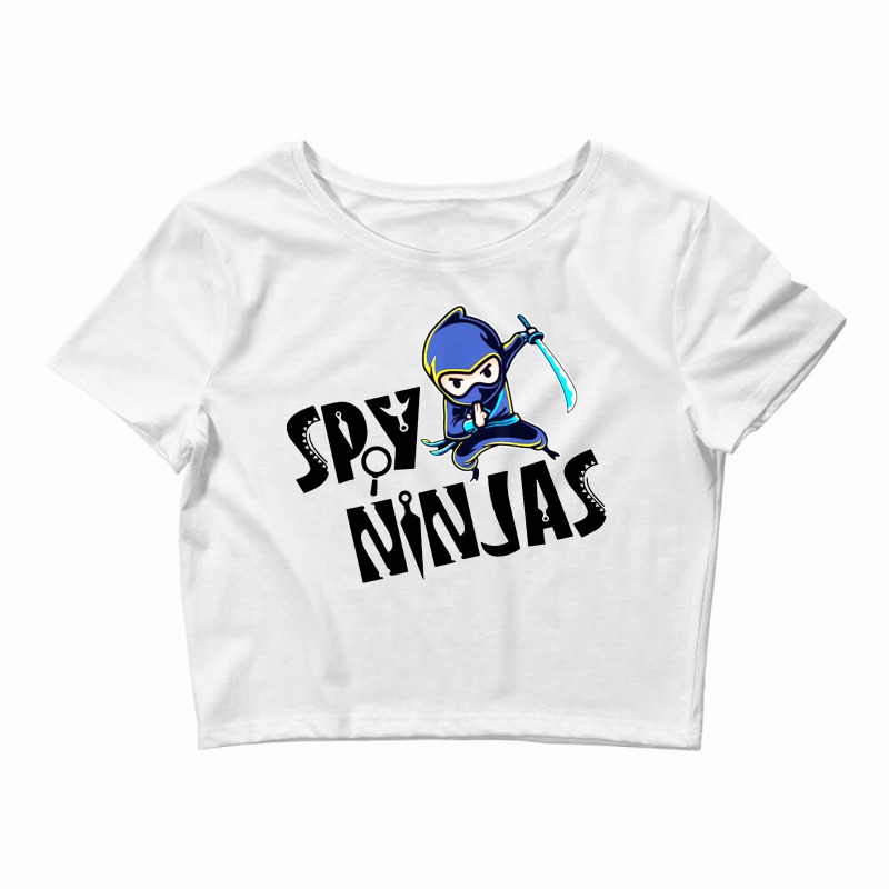 Spy Gaming Ninjas Gamer Funny Crop Top by liqualyfu | Artistshot