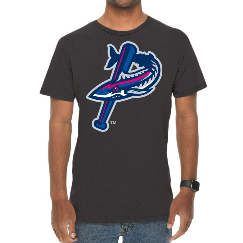 Pensacola,blue,wahoos Vintage T-shirt | Artistshot