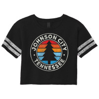 Johnson City Tennessee Tn Vintage Graphic Retro 70s T Shirt Scorecard Crop Tee | Artistshot