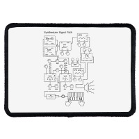 Modular Synthesizer For Electronic Musician T Shirt Rectangle Patch | Artistshot