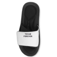 Texas Forever Shirt  Distressed Bold Design Slide Sandal | Artistshot