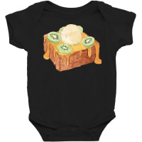 Brick Toast Bread Lover T  Shirt Honey Bread Brick Toast Topped With K Baby Bodysuit | Artistshot