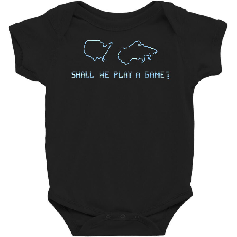 Shall We Play A Game Wargames Gaming T Shirt Baby Bodysuit by copedoire | Artistshot