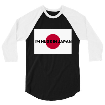 Huge In Japan 3/4 Sleeve Shirt Designed By J4m4l