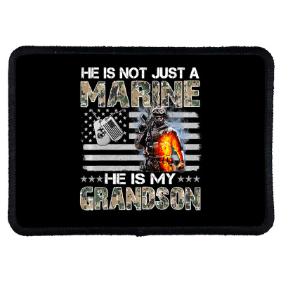 My Grandson Is A Marine Proud Grandma Proud Grandpa Pullover Rectangle ...