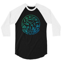 Take Me To The Ocean 3/4 Sleeve Shirt | Artistshot