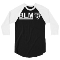 The Original Blm    Bureau Of Land Management (white) T Shirt 3/4 Sleeve Shirt | Artistshot