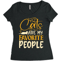 Cats T Shirt Cats Are My Favorite People T Shirt (1) Women's Triblend Scoop T-shirt | Artistshot