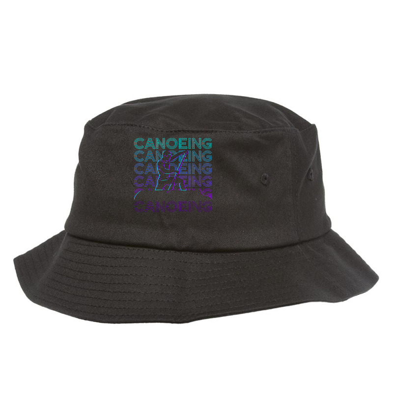 Canoeing T  Shirt Canoeing Canoeist Canoe Retro Gift T  Shirt Bucket Hat | Artistshot