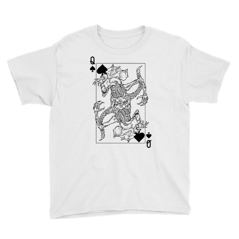 Alien Queen Of Spades Youth Tee | Artistshot