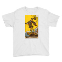 The Fool Tarot Card Major Arcana Card Zero 0 T Shirt Youth Tee | Artistshot