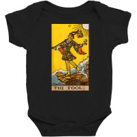 The Fool Tarot Card Major Arcana Card Zero 0 T Shirt Baby Bodysuit | Artistshot