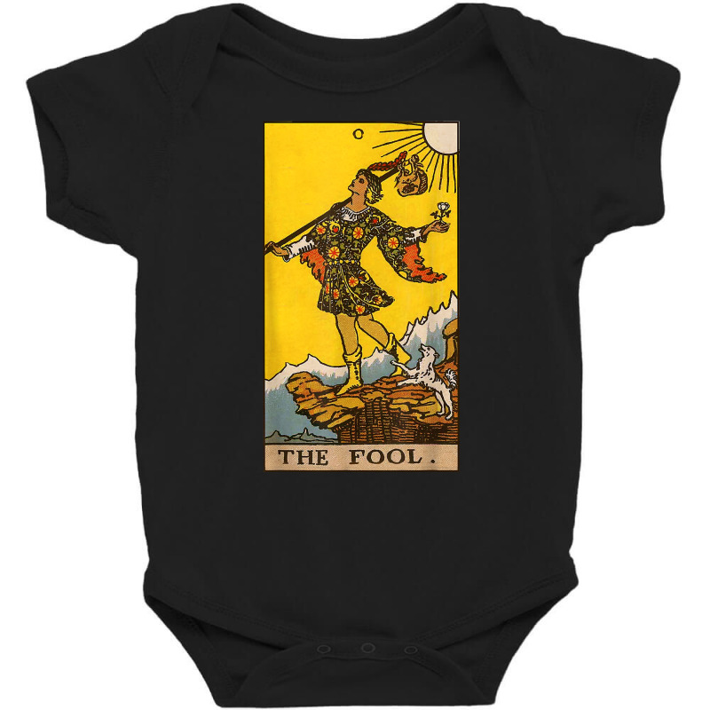 The Fool Tarot Card Major Arcana Card Zero 0 T Shirt Baby Bodysuit by waltervanderwilt1 | Artistshot