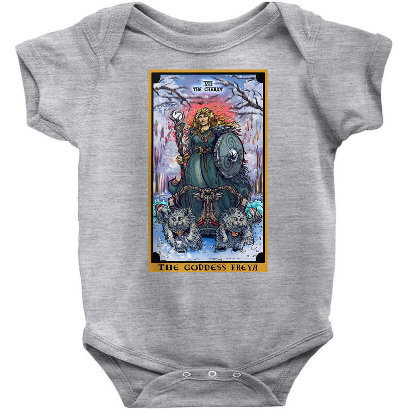 The Goddess Freyja The Chariot Tarot Card Norse Pagan Witch Tank Top Baby Bodysuit by waltervanderwilt1 | Artistshot