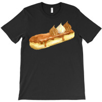 Caramel Eclair T  Shirt Salted Caramel Eclair With Meringue Toppings T T-shirt | Artistshot