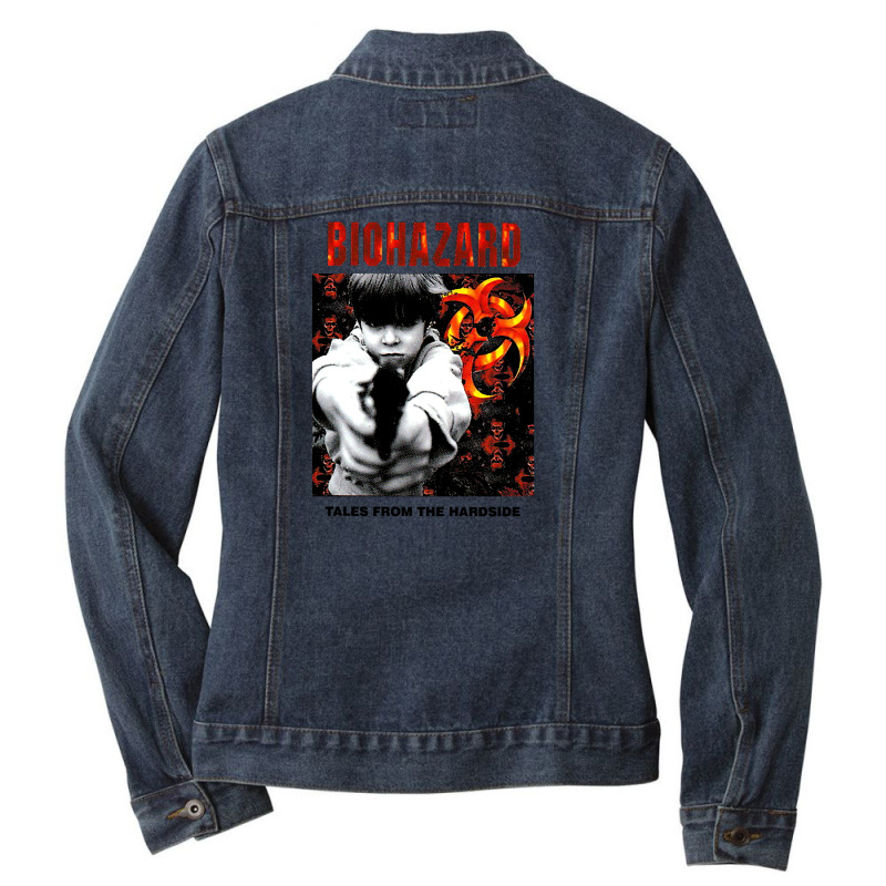 Biohazard Tales From The Hardside Ladies Denim Jacket | Artistshot