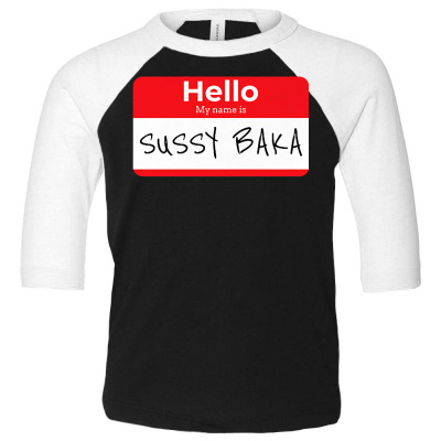  Hello My Name Is Sussy Baka Name Tag Sticker Funny