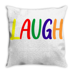 laugh (1) Throw Pillow | Artistshot