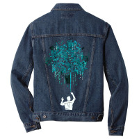 Lights Of Emerald City Men Denim Jacket | Artistshot