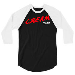 cream dare wu tang 3/4 Sleeve Shirt | Artistshot