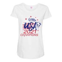 Usa Champion Concacaf Nations League 2021 Classic Maternity Scoop Neck T-shirt | Artistshot