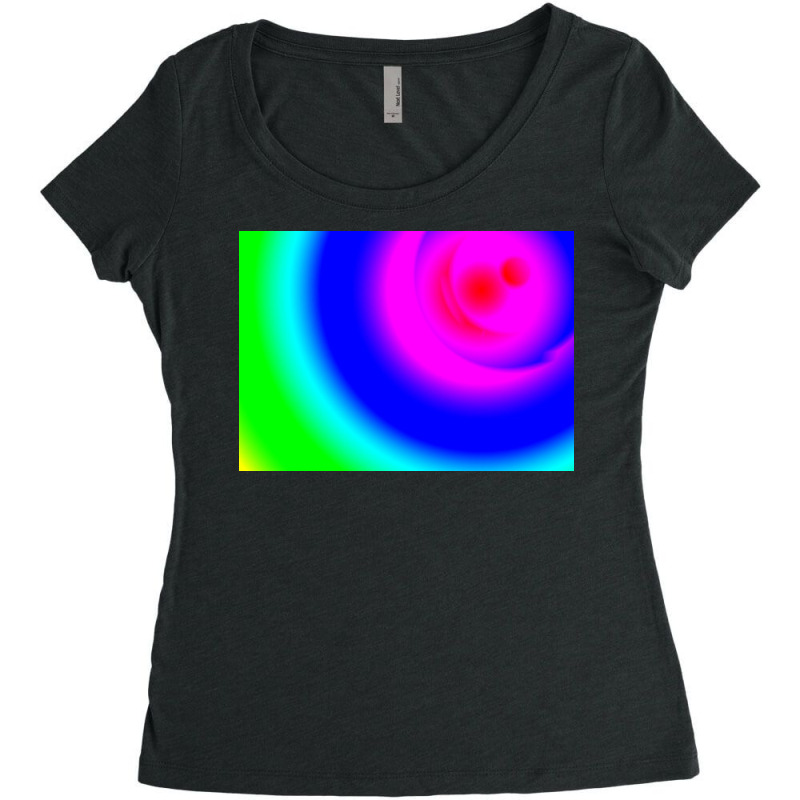 Multicolor Gradient Background For Cover Template, Blurred, Etc Women's Triblend Scoop T-shirt by argo | Artistshot