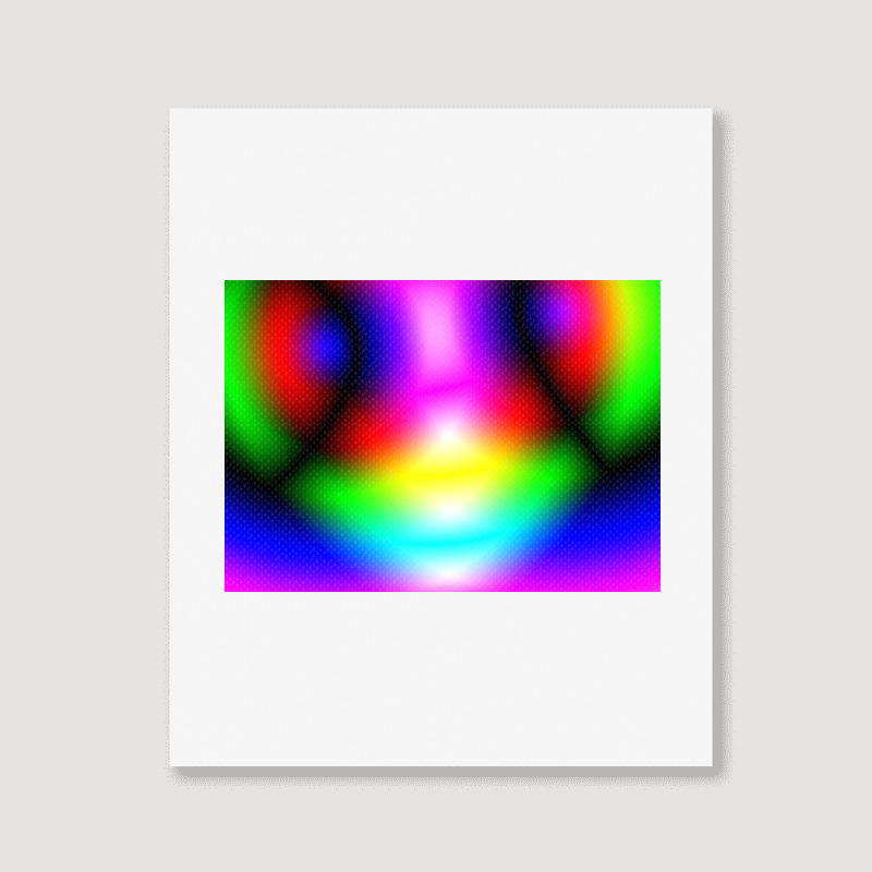 Multicolor Gradient Background For Cover Template, Blurred, Etc Portrait Canvas Print | Artistshot