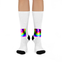 Multicolor Gradient Background For Cover Template, Blurred, Etc Crew Socks | Artistshot