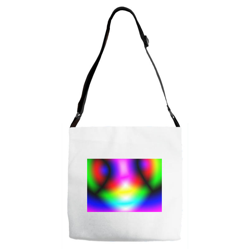 Multicolor Gradient Background For Cover Template, Blurred, Etc Adjustable Strap Totes | Artistshot