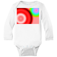 Multicolor Gradient Background For Cover Template, Blurred, Etc Long Sleeve Baby Bodysuit | Artistshot