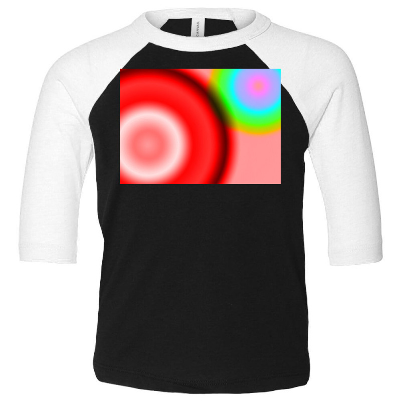 Multicolor Gradient Background For Cover Template, Blurred, Etc Toddler 3/4 Sleeve Tee | Artistshot