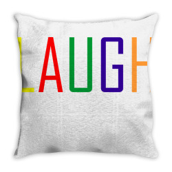 laugh (2) Throw Pillow | Artistshot