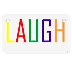 laugh (2) Motorcycle License Plate | Artistshot