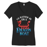 Dragon Boat Racing Festival Paddle Chinese Boating T Shirt Women's V-neck T-shirt | Artistshot