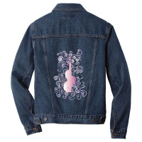 Violin Music Musical Instrument Violin Flourish Men Denim Jacket | Artistshot