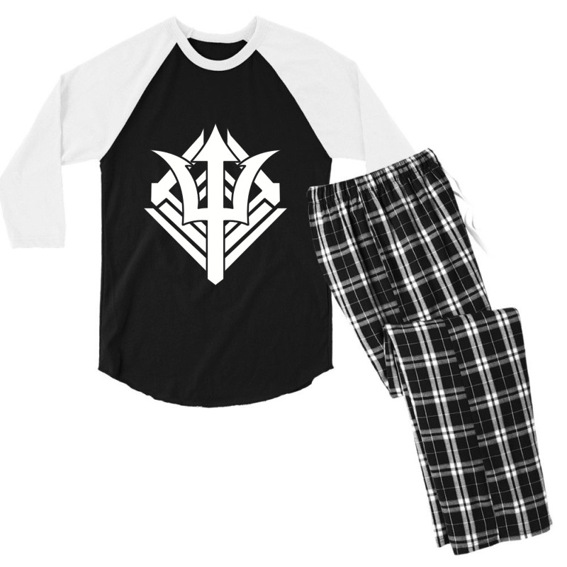 Ice Poseidon Trident Men's 3/4 Sleeve Pajama Set | Artistshot