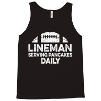 Mens Lineman Serving Pancakes Daily Football Offensive Lineman Tank To Tank Top | Artistshot