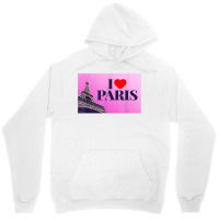 I Love Paris, Lovely Paris France Eiffel Tower Illustration T Shirt Unisex Hoodie | Artistshot