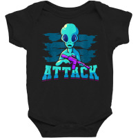 Let's Combine Our Attack Extraterrestrial Alien T Shirt Baby Bodysuit | Artistshot