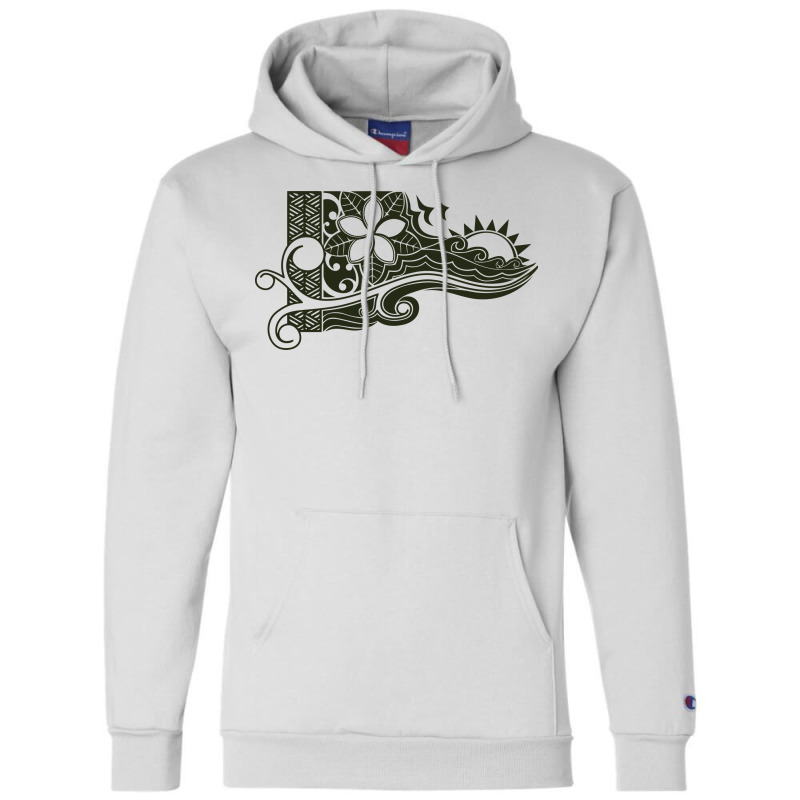 Plumeria Paradise Champion Hoodie by radmadhi | Artistshot