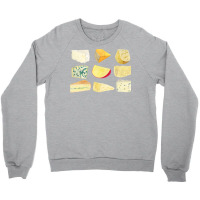 Different Types Of Cheese T  Shirt Cheese Set T  Shirt Crewneck Sweatshirt | Artistshot