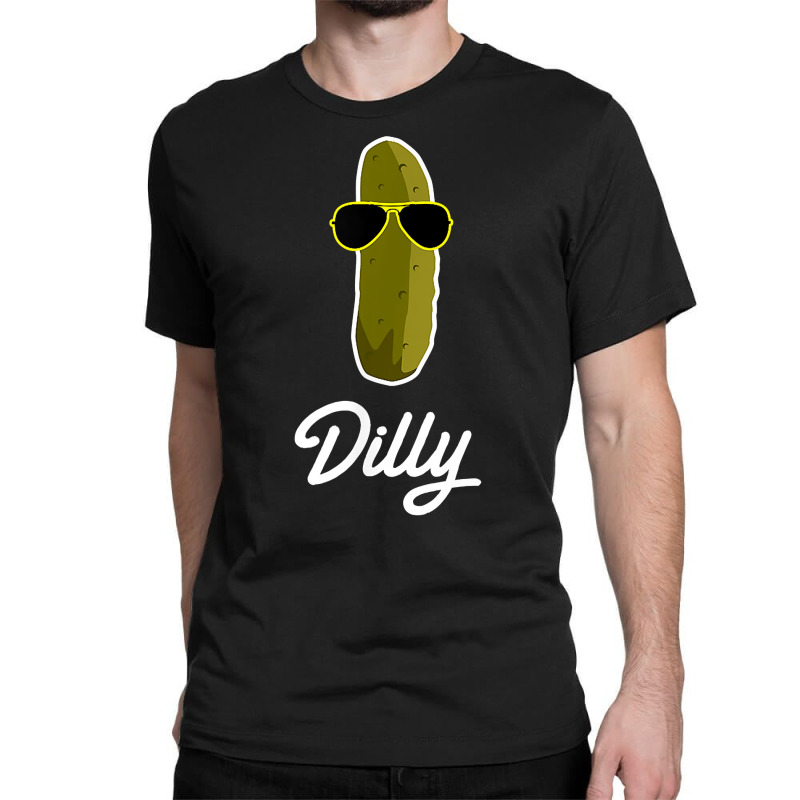 Funny Pickle Dilly Food Gift T Shirt Classic T-shirt by manviwadlington | Artistshot