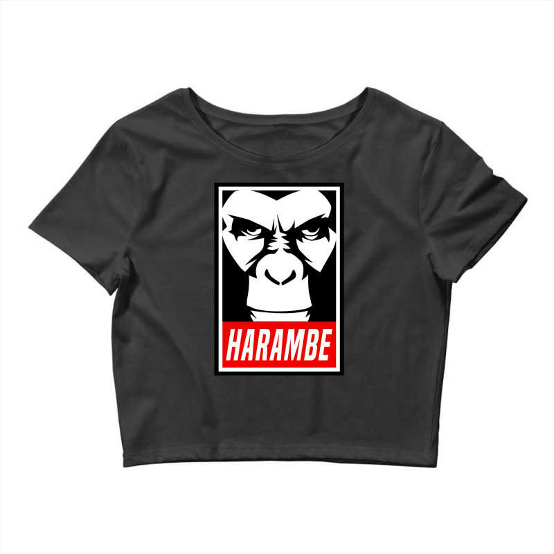 Harambe Obey Crop Top by arlida88 | Artistshot