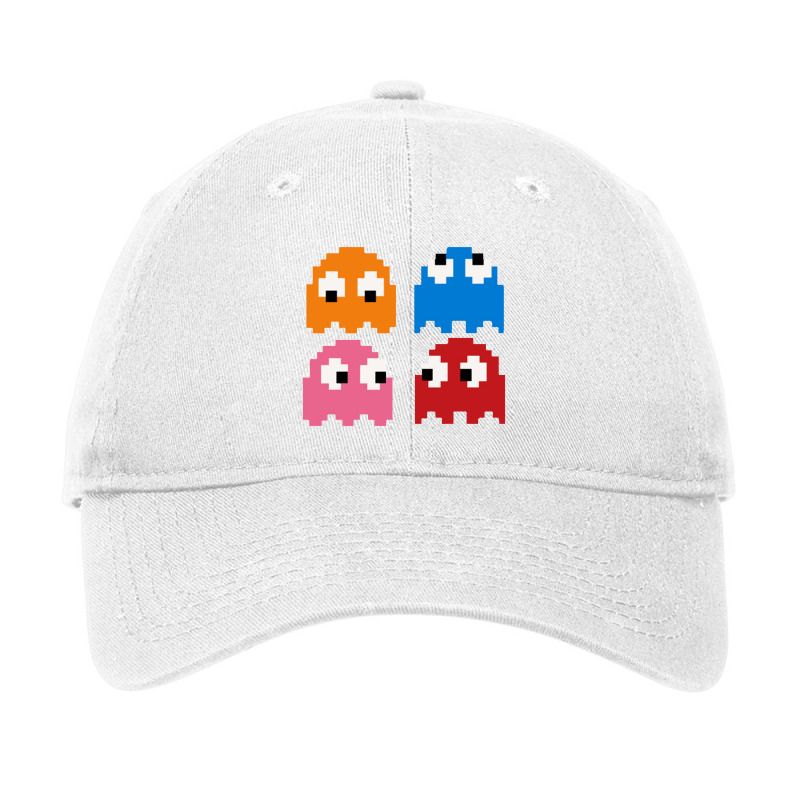 Pacman Ghosts Cool Retro 80s Adjustable Cap by wongnyleneh | Artistshot