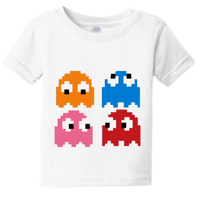 Pacman Ghosts Cool Retro 80s Baby Tee by wongnyleneh | Artistshot