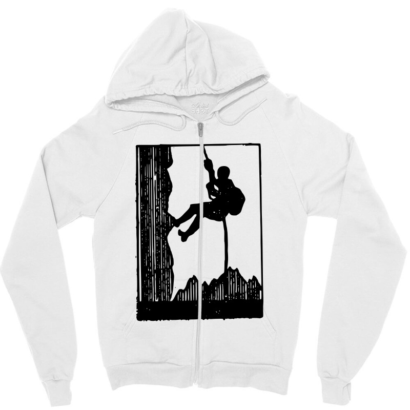 Adventure Clambing Zipper Hoodie | Artistshot