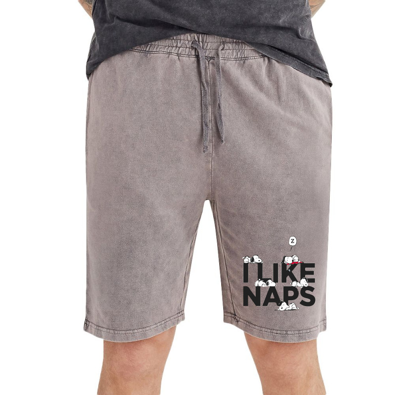 Peanuts I Like Naps Vintage Short | Artistshot