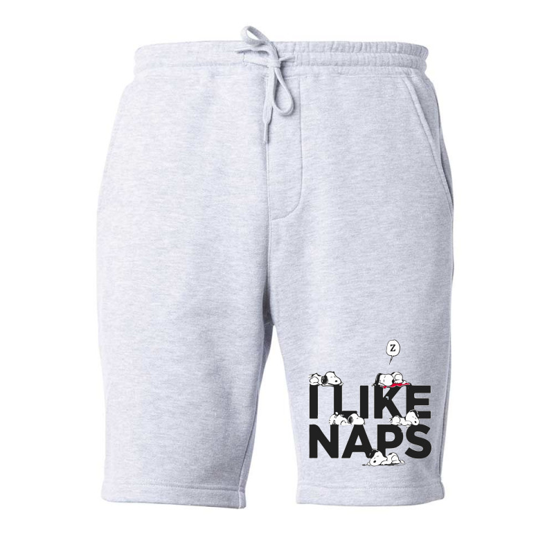 Peanuts I Like Naps Fleece Short | Artistshot