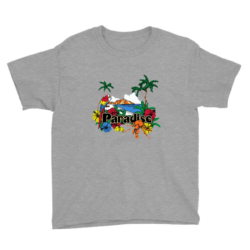 Paradise Island Youth Tee by wongnyleneh | Artistshot